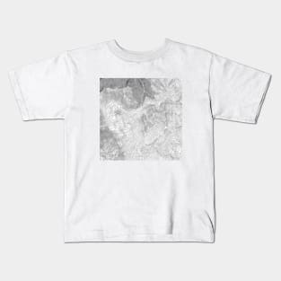 Black n white line Kids T-Shirt